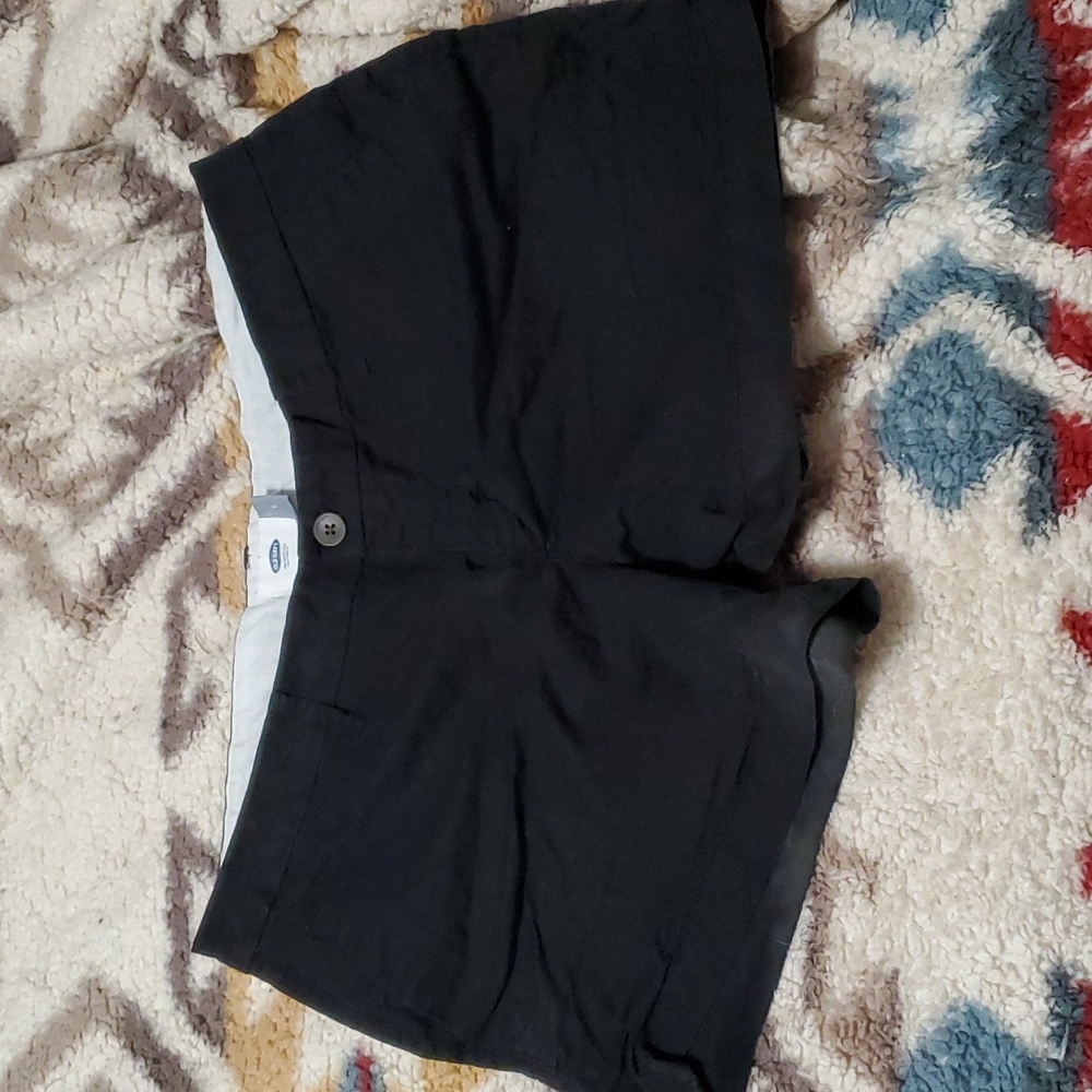 Black dress shorts
